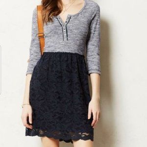 Anthropologie Lilka Marya Henley Lounge Dress XS